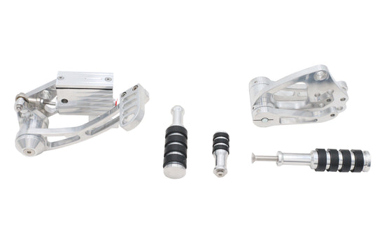 HARLEY Ultima Billet Forward Control Kit Polished Fits Custom 0- , Application with pre-1999 mountin