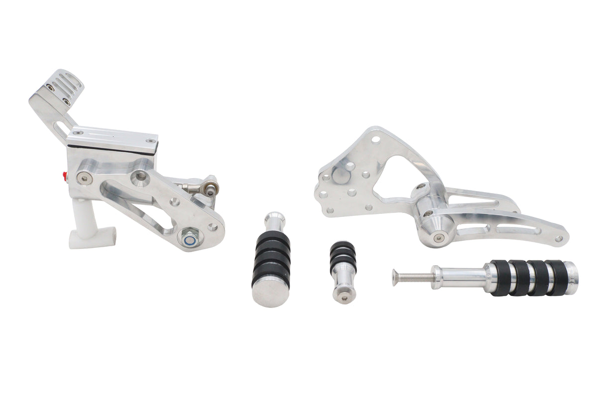 HARLEY Ultima Billet Forward Control Kit Polished Fits Custom 0- , Application with pre-1999 mountin