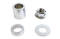 HARLEY Hinterachs-Distanzstück-Kit Glatter Stil Chrom passend für 2005-2007 XL, Hintere Passung