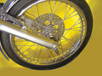 HARLEY Chrom-Vorderachs-Abdeckungsset Pike Style, passend für 1988-2003 FLT, 1972-1984 FL, 1984-2006 FXST,