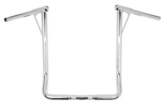 HARLEY BURLY BRAND LOUIE-BAGGER 19"BAR 1.25" TBW CHROME  B12-7006C