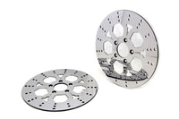 HARLEY 11-1/2 Zoll Vorderradbremsscheiben-Set 5-Speichen-Stil Passend für 1984-1999 FXST, 1986-1999 FLST, 1984-