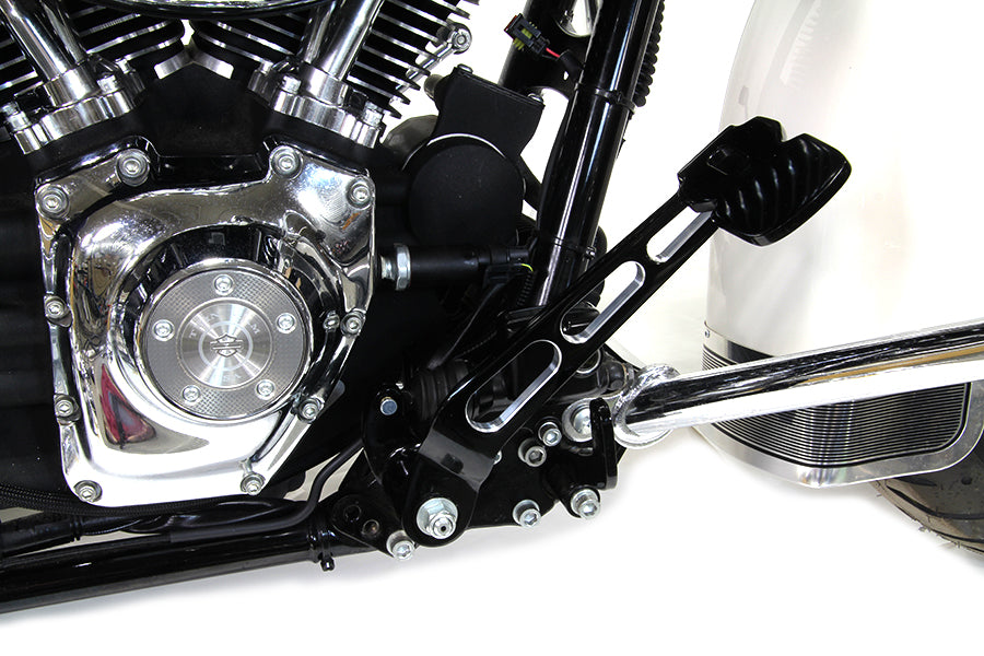 HARLEY Bremspedal, Schwarz, Contrast Cut, passend für 2008-2013 FLT,