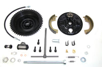 HARLEY Hinterradbremstrommel-Baugruppe Schwarz Passend für 1971-1972 FX, 1967-1972 FL,