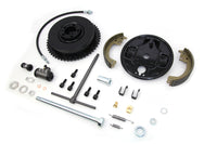 HARLEY Hinterradbremstrommel-Baugruppe Schwarz Passend für 1971-1972 FX, 1967-1972 FL,