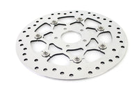 HARLEY schwimmender Edelstahl, hochglanzpoliert, 11,8 Zoll, vordere BH-Abdeckung, passend für 2014–2020 XL, 2015–2020 F