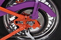 HARLEY Hintere mechanische Bremstrommel, schwarz, passend für 1937–1952 EL, 1941–1957 FL, 1937–1948 UL,