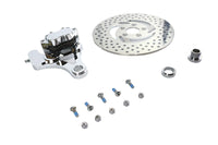 HARLEY Chrom Hinterrad 4-Kolben Bremssattel und 11-1/2 Zoll Bremsscheiben-Kit, passend für 1987-1999 FXST, 1987-1999 FLST,