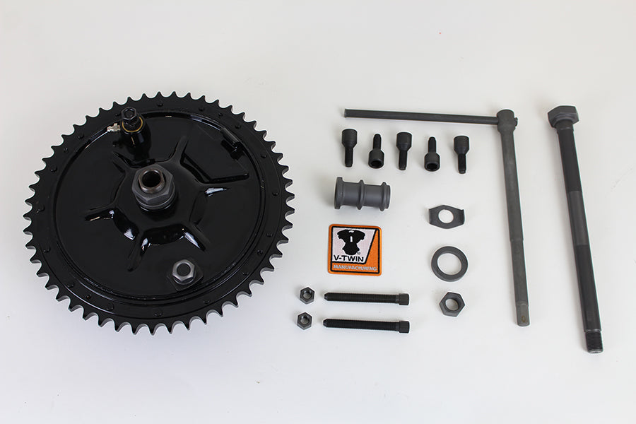 HARLEY Hintere mechanische Bremstrommel Kit Passt für 1936-1952 EL, 1941-1957 FL,