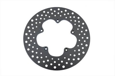 HARLEY 11,5 Zoll gelochte Bremsscheibe vorne Clover Leaf Style Passend für 1974-1977 FX, 1974-1977 XL,