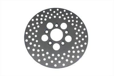 HARLEY 10 inch Front or Rear Drilled Brake Disc fits 1972-1983 FLH, Front 1973-1980 FX, Rear 1973-1980 FL, Rear 1973-1973 XL,