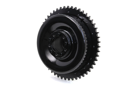 HARLEY Rear Mechanical Brake Drum Black fits 1937-1948 UL,   1936-1940 EL,   1941-1957 FL,