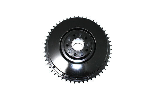 HARLEY Schwarze hintere Hydraulik-Bremstrommel, passend für 1967-1972 FL, 1971-1972 FX,