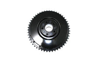 HARLEY Schwarze hintere Hydraulik-Bremstrommel, passend für 1967-1972 FL, 1971-1972 FX,