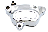 HARLEY Chrom Vorderer 4-Kolben-Bremssattel Links, passend für 2008-2014 FXSTC, 2008-2014 FXST, 2008-2014 F
