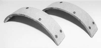 HARLEY Rear Brake Shoe Linings with Rivets fits 1938-1948 UL,   1938-1940 EL,   1941-1957 FL,