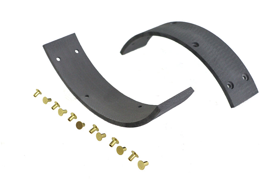 HARLEY Hinterrad Bremsbeläge mit Nieten Passend für 1938-1948 UL, 1938-1940 EL, 1941-1957 FL,
