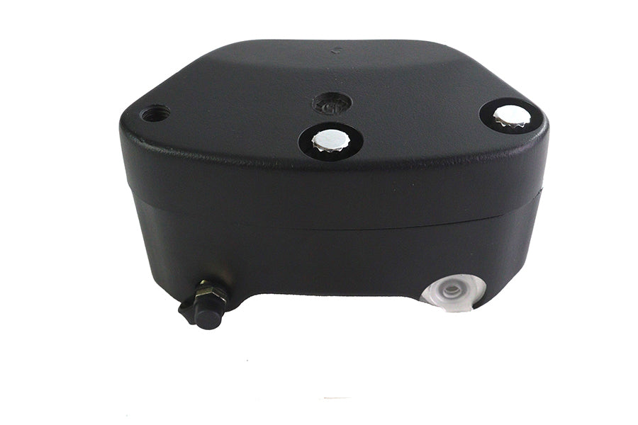 HARLEY Schwarz vorne 4-Kolben-Bremssattel links, passend für 2000–2007 FXST, 2000–2003 XL, 2000–2007 FLST,