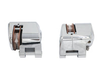 HARLEY Chrom 1-Kolben Vorderradbremssattel Set Passt 1978-1983 XL, 1978-1983 FX, 1980-1983 FXWG,