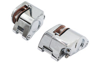HARLEY Chrom 1-Kolben Vorderradbremssattel Set Passt 1978-1983 XL, 1978-1983 FX, 1980-1983 FXWG,