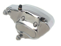 HARLEY Chrom-Vorderradbremssattel mit 4 Kolben, linke Seite, passend für 1984–1999 XL, 1984–1999 FXST, 1986–1999 FLST