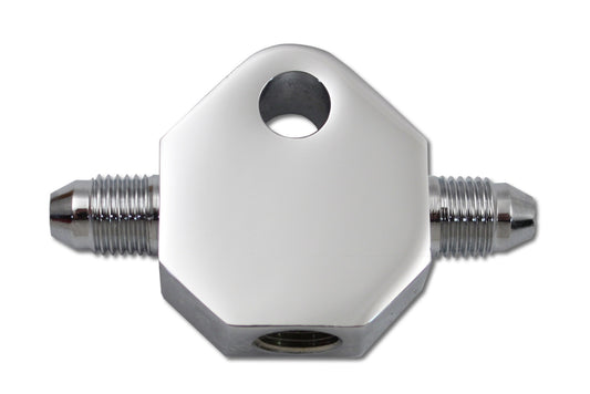 HARLEY Brake Line Tee Chrome Fits 0-  Custom, application