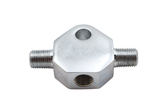 HARLEY Chrome Brake Line Tee Fits 0-  Custom, application
