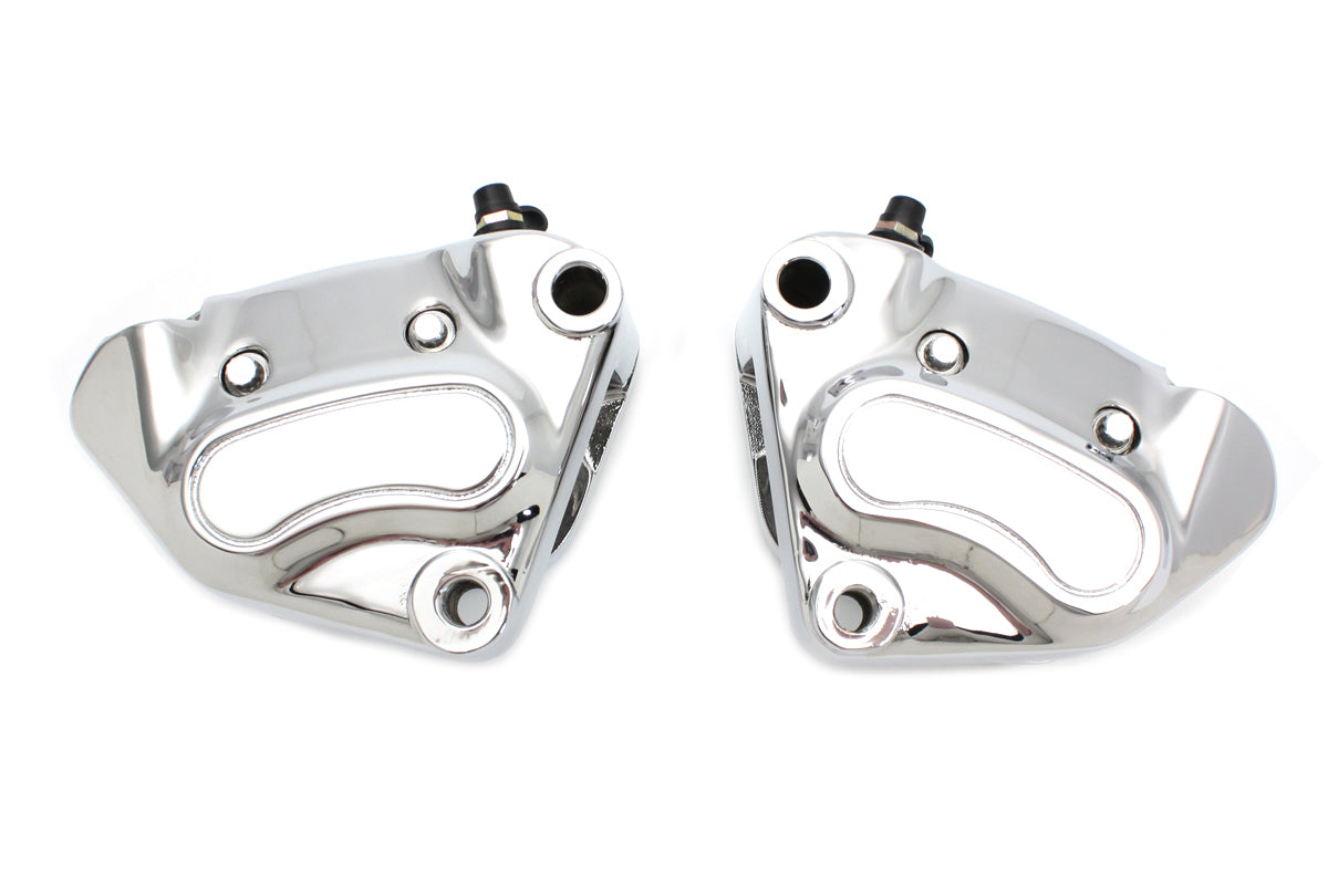 HARLEY Chrom Bremszangensatz vorne 4 Kolben passend für 2000-2007 FLT,