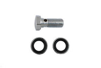 HARLEY Chrom Bremsleitung 10mm Hohlschrauben-Kit Passend für 1982-2003 XL, 1994-2010 FXD, 1982-2009 FLT,