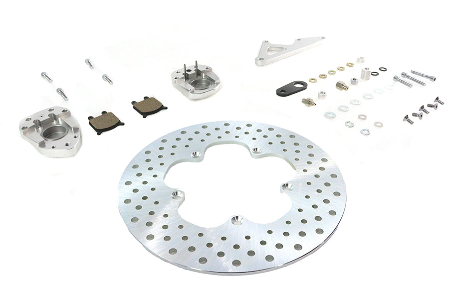 HARLEY Vorderradbremssattel und 11-1/2 Zoll Scheiben-Kit passend für 1974-1977 XL, 1974-1977 FX,