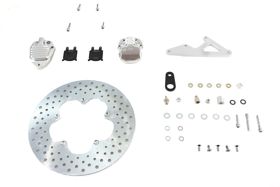 HARLEY Vorderradbremssattel und 11-1/2 Zoll Scheiben-Kit passend für 1974-1977 XL, 1974-1977 FX,