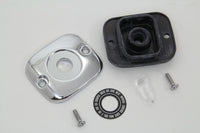 HARLEY Abdeckung für vorderen Hauptbremszylinder, glänzend verchromt, passend für 1996-2004 FLT, 1996-2005 FXST, 1996-2005 F