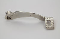 HARLEY Replica Brake Pedal Dull Nickel Plated fits 1937-1938 EL,   1937-1938 U,