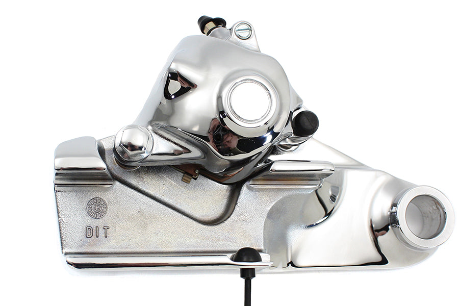 HARLEY Verchromter hinterer Bremssattel mit Halterung Passend für 2008-2010 XL,