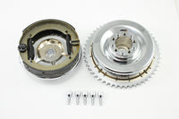 HARLEY Rear Mechanical Brake Drum Kit Chrome Fits 1937-1948 UL,   1936-1940 EL,   1941-1957 FL,