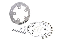 HARLEY Duro 11.8 inch Front Brake Disc Set Polished fits 2014-UP FLT, with 5 or 10 spoke cast wheel only
