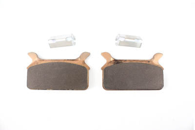 HARLEY Duro Sintered Bremsbelagsatz hinten mit Klammer passend für FLT Modelle 1986-1999,