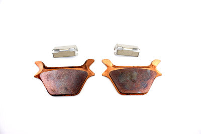 HARLEY Duro Sintered Bremsbelagsatz hinten mit Klammer Passend für 1987–1994 FXR, 1987–1999 FXST, 1987–1999