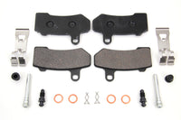 HARLEY Duro Bremsbelagstiftsatz Zink Passend für 2008-UP FLHT, 2008-UP FLHR, 2008-UP FLHX, 2008-U