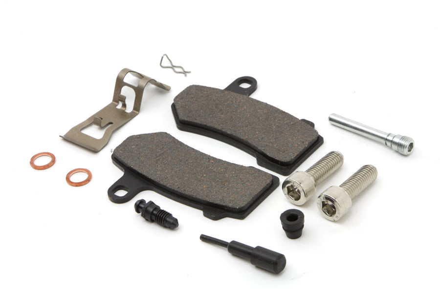 HARLEY Duro Hinterradbremsbelag-Stiftsatz Zink Passend für 2008-UP FLHT, 2008-UP FLHR, 2008-UP FLHX, 2008-UP