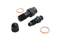 HARLEY Bremssattel-Banjo-Schraube und Entlüfter-Kit, schwarz, passend für 2008-2024 FLHT, 2008-2024 FLHR, 2008-