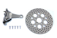 HARLEY Chrom Hinterrad 4 Kolben Bremssattel und 11-1/2 Zoll Bremsscheiben Kit Passt 2000-2003 XL,