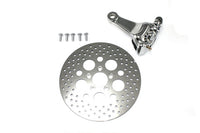 HARLEY Chrom Hinterrad 4 Kolben Bremssattel und 11-1/2 Zoll Bremsscheiben Kit Passt 2000-2003 XL,