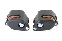 HARLEY Schwarzes vorderes 1-Kolben-Bremssattel-Set, passend für 1978-1983 FX, 1978-1983 XL, 1980-1983 FXWG, 1982-