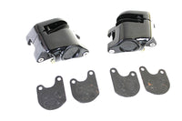 HARLEY Schwarzes Front-1-Kolben-Bremssattel-Set, passend für 1978-1983 FX, 1978-1983 XL, 1980-1983 FXWG, 1982-