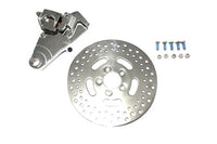 HARLEY Chrom Hinterrad-Einzelsattel und 11,5-Zoll-Scheibenkit passend für 2005–2007 XL,