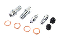 HARLEY FLT Vorderradbremssattel Entlüftungsschrauben-Kit Chrom Passend für 2008-UP FLT, 2008-UP FLHT, 2008-UP FLTR,