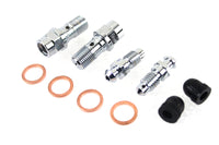 HARLEY FLT Vorderradbremssattel Entlüftungsschrauben-Kit Chrom Passend für 2008-UP FLT, 2008-UP FLHT, 2008-UP FLTR,