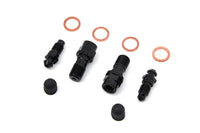 HARLEY FLT Vorderradbremssattel Entlüftungsschrauben-Kit, Schwarz, passend für 2008-UP FLT, 2008-UP FLHT, 2008-UP FLTR,
