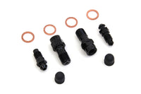 HARLEY FLT Vorderradbremssattel Entlüftungsschrauben-Kit, Schwarz, passend für 2008-UP FLT, 2008-UP FLHT, 2008-UP FLTR,